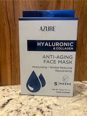 Azure Hyaluronic & Collagen Anti-Aging Face Mask